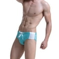 thumbnail image 4 of Ketyyh-chn99 Men's Swimwear Men's Swimwear Swim Briefs Bikini Board Surf Shorts Boxer Swimsuits Sky Blue,M, 4 of 5