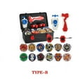thumbnail image 6 of Birthday Gift 17PCS Battling Top Burst Gyro Toy Set 12 Spinning Tops 3 Launchers Combat Battling Game with Portable Storage Box, 6 of 8
