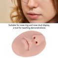 thumbnail image 4 of 5D Silicone Nose Mouth Model Piercing Practice Body Parts Lip Piercing Practice Model Soft Skin Touch for Jewelry Display Teaching with Compact Portable Design, 4 of 7