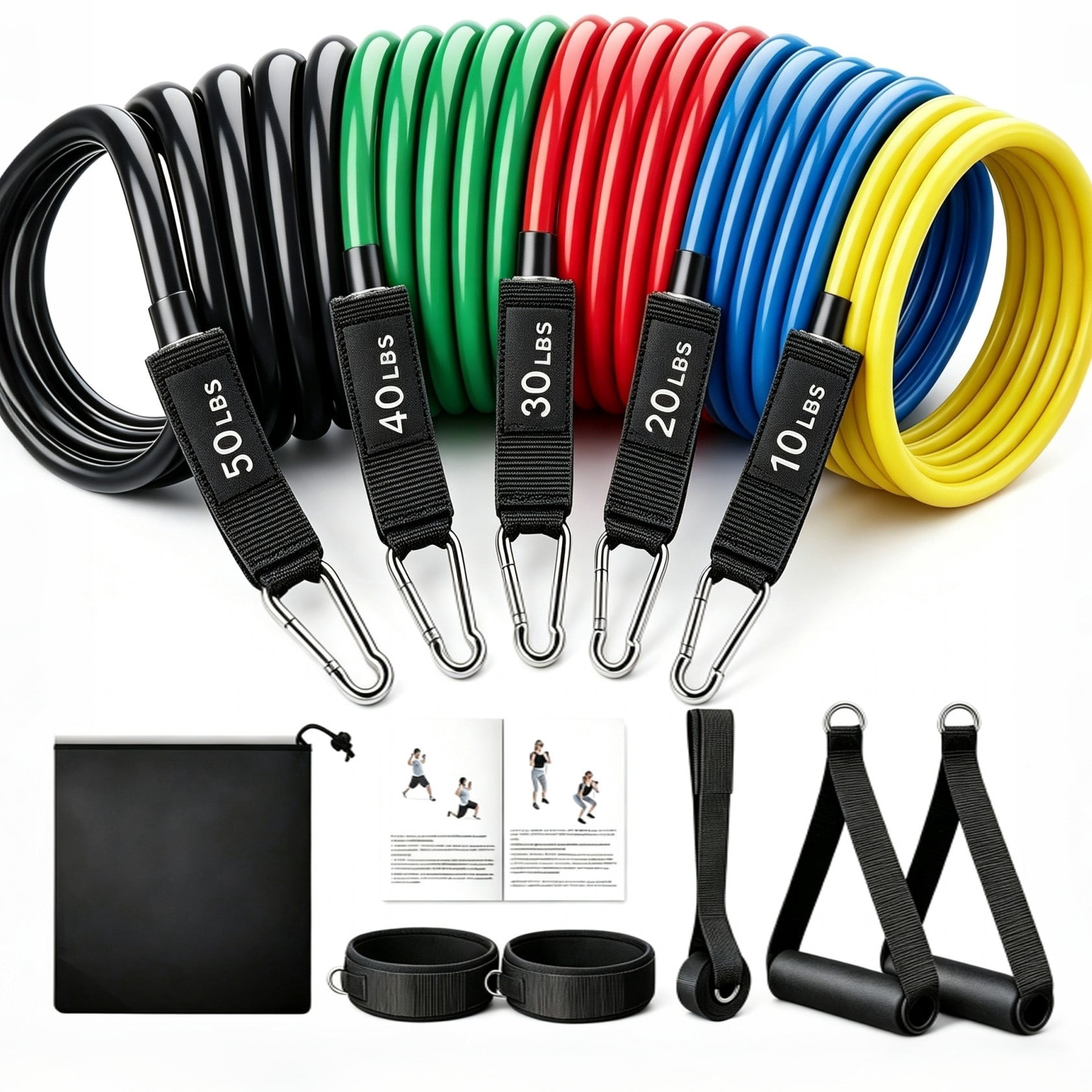 廃盤【WRNB A-1TENT】【WRNB A-2TENT】セット XPRT Fitness Resistance Bands Set for Home Gym and Exercise Combo