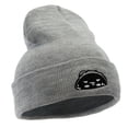 thumbnail image 4 of Taco Taco Embroidered 12 Inch Long Knitted Beanie - Heather Grey OSFM, 4 of 5