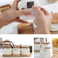thumbnail image 3 of Juego De Tarros De Cerámica Para Condimentos De Estilo Nórdico, 3 Uds., Con Cucharas De Chasis, Tarro Para Condimentos De Cocina Para Almacenamiento De Condimentos Yuarrent HA026090-02, 3 of 6