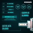 thumbnail image 4 of Luces Led para Auto - EVOLUM - Modelo Ultra Luxury 14,000 lúmenes - Resistencia al Agua - Haz de luz Perfecto: Luz Blanca (H13), 4 of 10