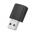 thumbnail image 2 of Receptor de transmisor de audio Bluetooth negro transmisor de audio inalámbrico adaptador de audio USB portátil 2 en 1 para tableta computadora teléfono móvil Amonsee Otros, 2 of 8