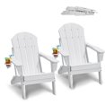 thumbnail image 1 of STAWAY Chaises Adirondack, Ensemble de 2 - Pliables, Toutes Saisons, Résistantes à la Chaleur et à l'Eau, Confort Spacieux avec Porte-Gobelet - Parfaites pour le Patio et le Jardin, 1 of 9