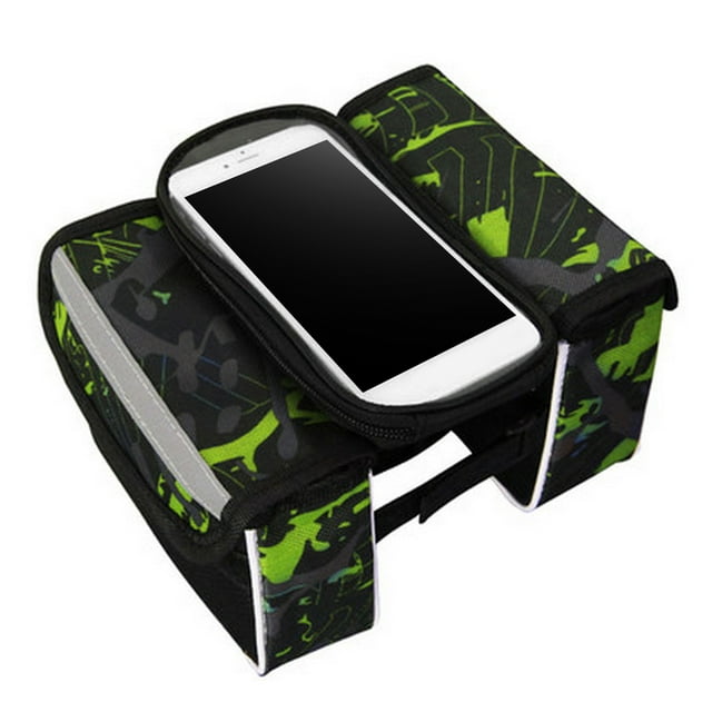 Sac de Vélo Saddle Bag Tube de Cyclisme Sac Étanche Transparent Protection de Téléphone en PVC Sac pour Motards