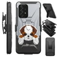 thumbnail image 1 of Compatible with Samsung Galaxy A33 Hybrid Luxguard Holster Phone Case Cover (Cute Doge Shih Tzu), 1 of 1