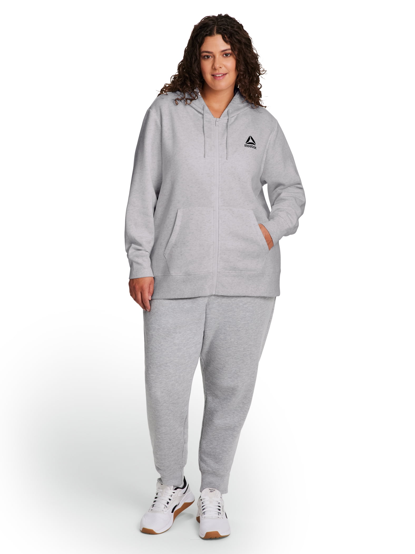 Reebok Women's and Women's Plus Game Day Zip Up Hoodie, Sizes XS-4X