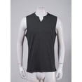 thumbnail image 2 of Manyakai Mens Sleeveless Tank Tops Undershirt Ribbed Knit Gym Workout Muscle Tees Shirt Performance Dark Grey 3XL, 2 of 6