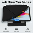 thumbnail image 6 of Kenke Magnetic Case for iPad (A16) 11th Gen 11 inch 2025/ iPad 10th Gen 10.9 inch 2022 with Detachable Pencil Holder, Auto Wake/Sleep, Foldable K Stand, Support Touch lD, Hard PC Back Cover, Black, 6 of 9