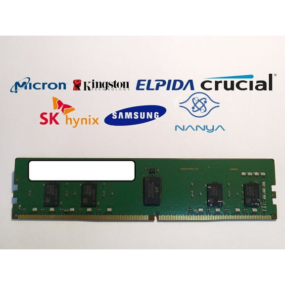Pre-Owned Major Brand 8 GB DDR4-2666V PC4-21333R 1Rx8 1.2V DIMM Server RAM (Good)