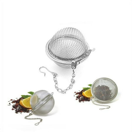 

Aktudy Reusable Stainless Diameter 4.5cm Mesh Sphere Ball Tea Spice Strainer Ball