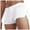 White, variant on Lycaql Swim Briefs for Men Men's Short Drawstring Swim Shorts With Zippered Back Pockets(Dark Blue,L)