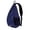 Dark Blue, variant on WATERFLY Unisex Large Capacity Nylon Sling Cross-Body Shoulder Chest Bag,Black