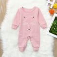 thumbnail image 5 of Vedolay Girl Jacket Cute Boy 2023 Hooded Baby Kids Thick Zipper Girls Coat Pink,70, 5 of 5