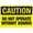 Warning Sign 1, variant on Do Not Play On Or Around Warning Sign 8"x12" - Security Safety Metal Sign, Vintage Caution Poster Wall Decor for Business Office Home Street Road