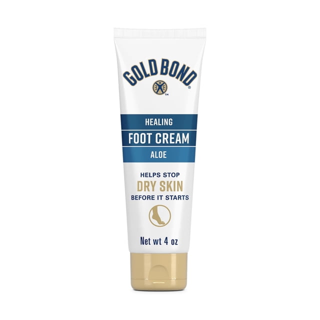 Crema para pies Gold Bond Healing con aloe, 120 ml, nutre y suaviza