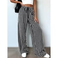 thumbnail image 6 of Pants Elastic Waist Palazzo Pants for Women Casual Lounge Wide Leg Pants, 6 of 9