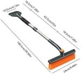 thumbnail image 3 of Extendable Snow Brush and Ice Scraper for Car Windshield with Pivoting Head Ergonomic Foam Grip Detachable Snow Removal Tool Winter Cleaning Kit for SUV Truck Vehicle Auto, 3 of 7