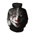 thumbnail image 2 of Nuevas sudaderas con capucha para hombre, sudaderas con estampado de payaso de película de terror, sudaderas con capucha de moda con estampado 3D, tendencia urbana de otoño, ropa para hombre de gran t, 2 of 5