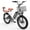 T20 White, variant on Loonfat T20 Adult E-Bike 1000W peak motor 48V 15.6Ah battery 30-mile range 20-inch wide tires 25 mph top speed Mechanical brakes Removable basket