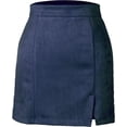 thumbnail image 3 of ReedCA Women's Basic Faux Suede High Waist A-line Mini Pencil Bodycon Skirt, 3 of 10