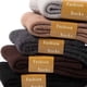 thumbnail image 5 of Sonducket Calcetines de invierno para hombre, gruesos, cálidos, suaves, para deportes al aire libre, calcetín medio, suministros de calzado Type3 NO3, 5 of 6