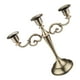 thumbnail image 5 of Candelabro de tres brazos de estilo europeo para decoración de bodas y cenas Bronce, 5 of 6