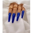 thumbnail image 1 of Lovely Claws Gloss Royal Blue 2XL Press on Nails Set, 1 of 3