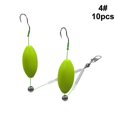 thumbnail image 1 of 10pcs Double Hook Finished Fishing Set Fish Hook Gold For Water Fishing, 1 of 8
