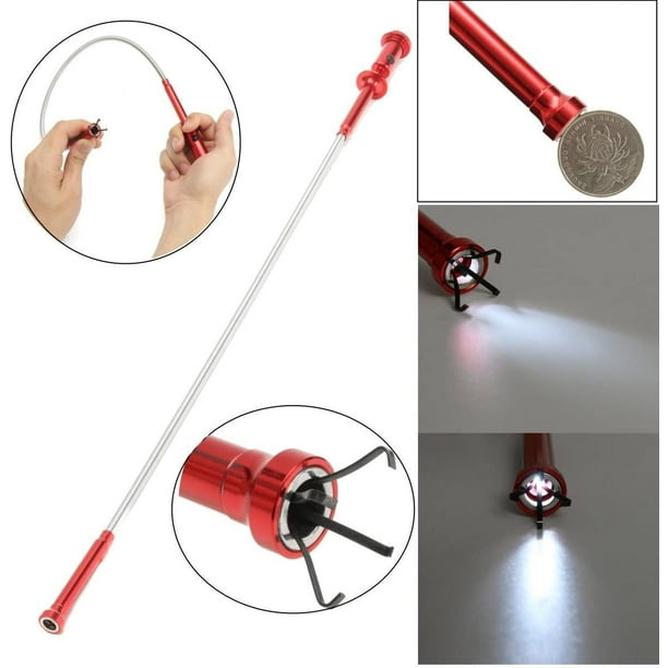 Claw PickUp Tool Lighted Flexible Claw Grabber for Litter