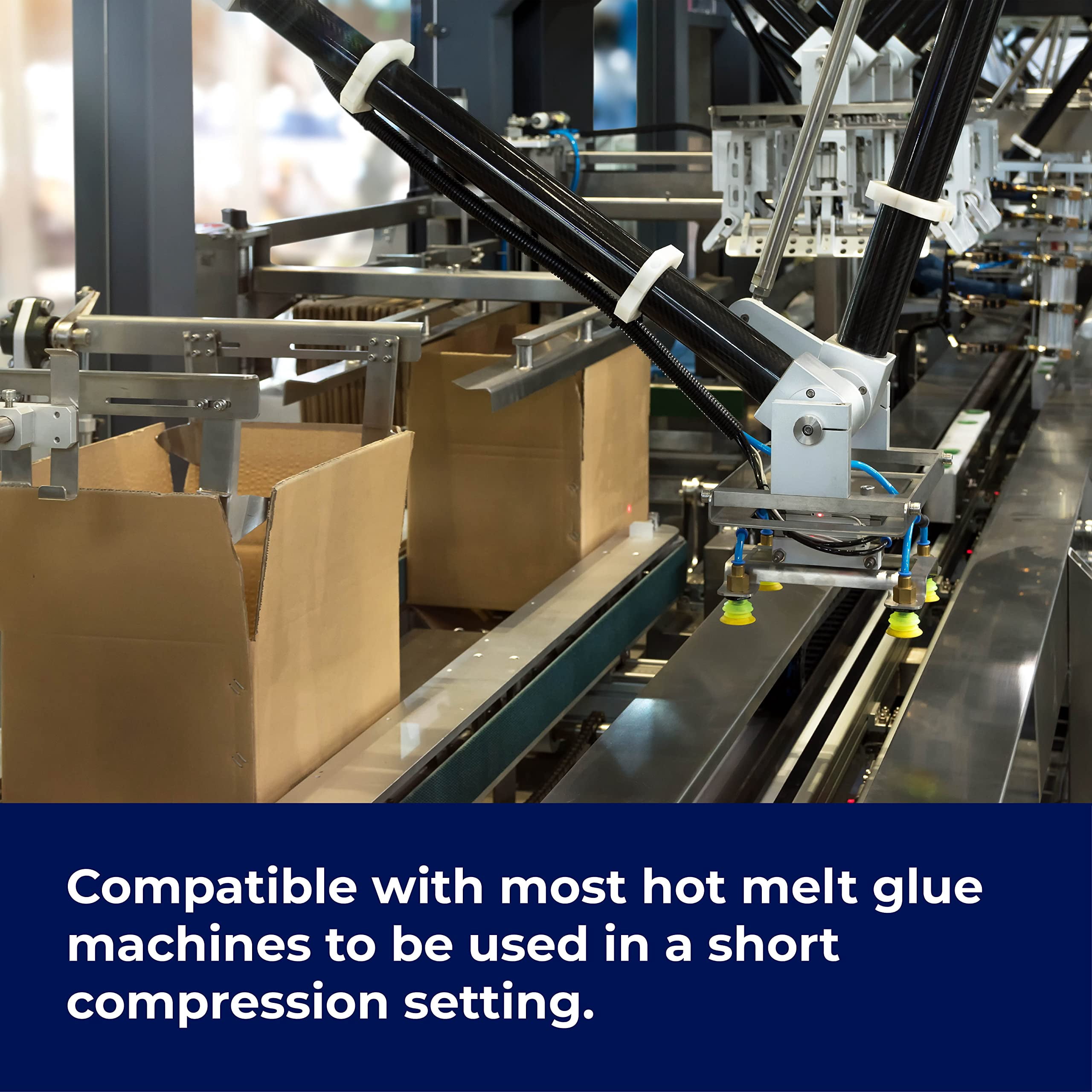 ASA Hot Melt Glue Pellets for Corrugated Material. Binds to Glossy Substrates | 40 lbs