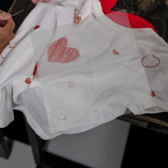 WEUVEB 8Pcs Embroidery Transfer Paper Water Soluble Stabilizer for Diy Enthusiasts Assorted Color 9.82X9.82X0.04in