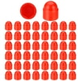 thumbnail image 1 of Uxcell 100 Pcs Couvercle d'Écrou Hexagonal, Vis en Nylon M6x10x14mm Couvercles de Boulons Protection de Tête Hexagonale, Rouge, 1 of 7