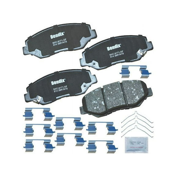 Front Brake Pad Set - Compatible with 2003 - 2011 Honda Element 2004 2005 2006 2007 2008 2009 2010