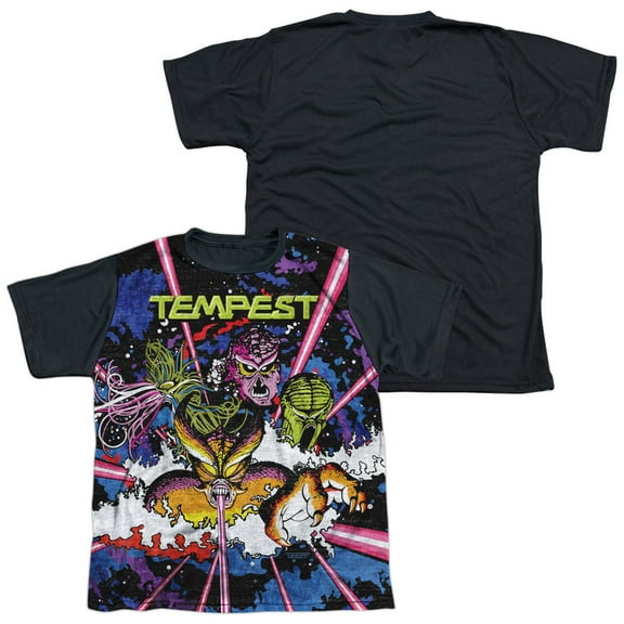 Atari - Key Art - Youth Short Sleeve Black Back Shirt - Medium