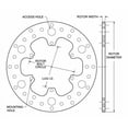 thumbnail image 3 of Wilwood WIL160-3455 Front Midget Drilled Rotor - 6 Bolt - 0.350 x 10.5 x 5.5 in., 3 of 4