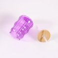 thumbnail image 2 of 18 fl oz Mainstays Glass Ribbed Purple Sipper, 2 of 5