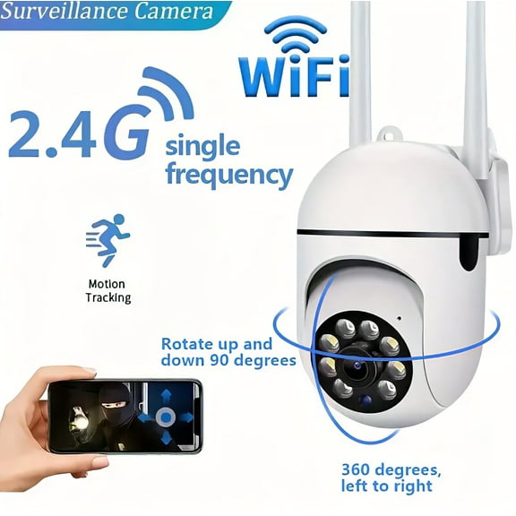 ZOUYUE AUSALL FHD (1082P) Outside Surveillance Camera 360° CCTV Camera System with Night Vision
