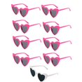 thumbnail image 1 of Gafas de sol con forma de corazón para mujer, gafas de sol Retro de ojo de gato, decoración de compromiso de boda, compras, viajes, accesorios de fiesta, 1 of 4