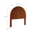 thumbnail image 4 of Solana Twin Headboard in Rust, 4 of 8