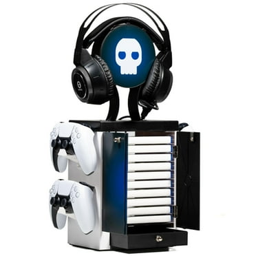Numskull PS5 Inspired Gaming Locker, Controller Holder, Headset Stand for PS5, Xbox Series X|S, Nintendo Switch - Official Numskull Merchandise