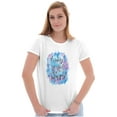 thumbnail image 4 of Perfect Day to Be Happy Inspirational Womens Fitted Plus Size Graphic Tee Brisco Brands 2X, 4 of 5