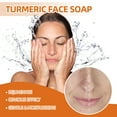 thumbnail image 3 of 4pcs Turmeric Face Soap, Face Repair Gentle Cleansing, Fade Spots And Smooth Fine Lines Cleaner Soap, 3 of 5
