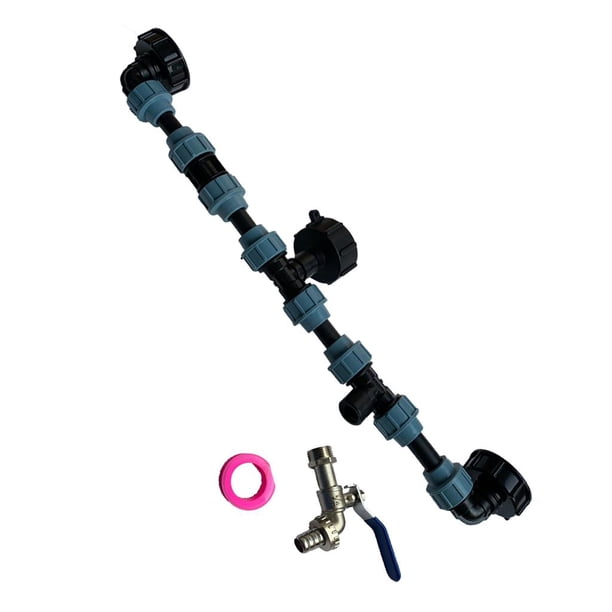 Adaptador de drenaje del adaptador del IBC con salida de de tapuje de tubería de agua del toque IBC Adaptador de del A Soledad Adaptador de tanques IBC