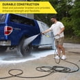 thumbnail image 4 of SurfaceMaxx 3/8-in x 50-ft Steel & Polyester Braided Pressure Washer Replacement Hose, Polyurethane Outer Jacket, 4 of 14