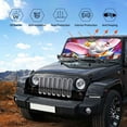 thumbnail image 4 of Dumbo Car Windshield Sun Shades, Front Windshield Sun Shade For Car Truck Suv, Foldable Sun Visor, Hardened Reflector Shield Cover, Keeps Your Vehicle Cool, 4 of 9