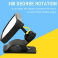 thumbnail image 5 of Tgbvmt Car Mirror Baby Rearview Mirror, Shatterproof & Adjustable, Safe for Parents to Monitor Baby in Backseat, Easy Installation with Suction Cup & Clip, Compatible with Most Cars, 5 of 9