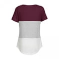 thumbnail image 4 of Daisyyozoid Wholesale T-shirt de Maternité à Rayures, Col Rond, Manches Courtes, Blouse pour Femmes Enceintes, Hauts, 4 of 4