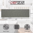 thumbnail image 3 of Chef Gear Marni Wellness Kitchen Mat, Gray, 17.5" x 60", 3 of 8